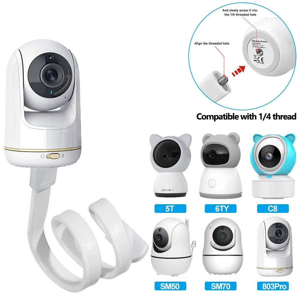 Baby Monitor Sensor - Bebek Monitörü Tutucu Esnek Bebek Kamerası