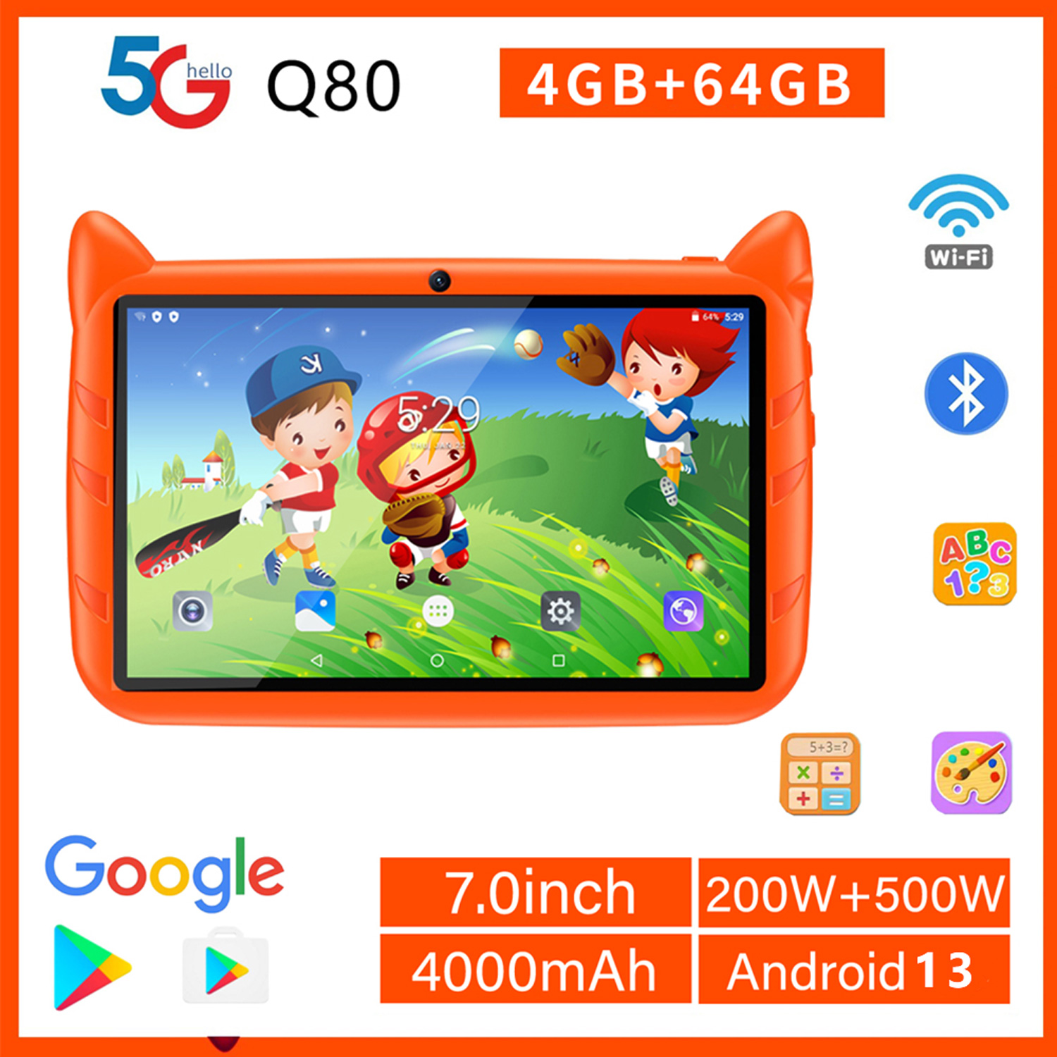 Baby Products China - Yeni 5G WiFi Çocuk Tableti 7
