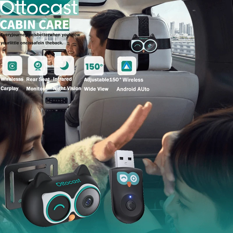 Baby Monitor Sensor - Ottocast Kabin Bakım Kablosuz CarPlay Adaptörü