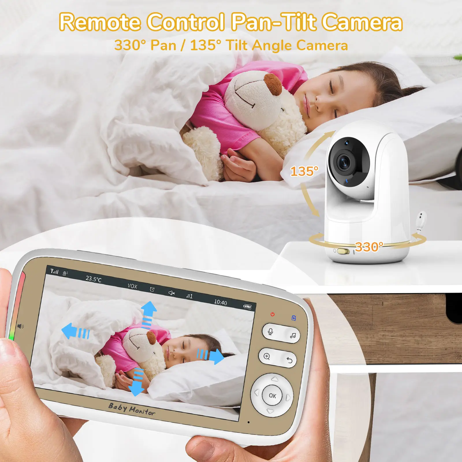 VB803 PRO Bebek Monitörü, 2 ad - Baby Monitor Sensor incelemesi ve fiyatı