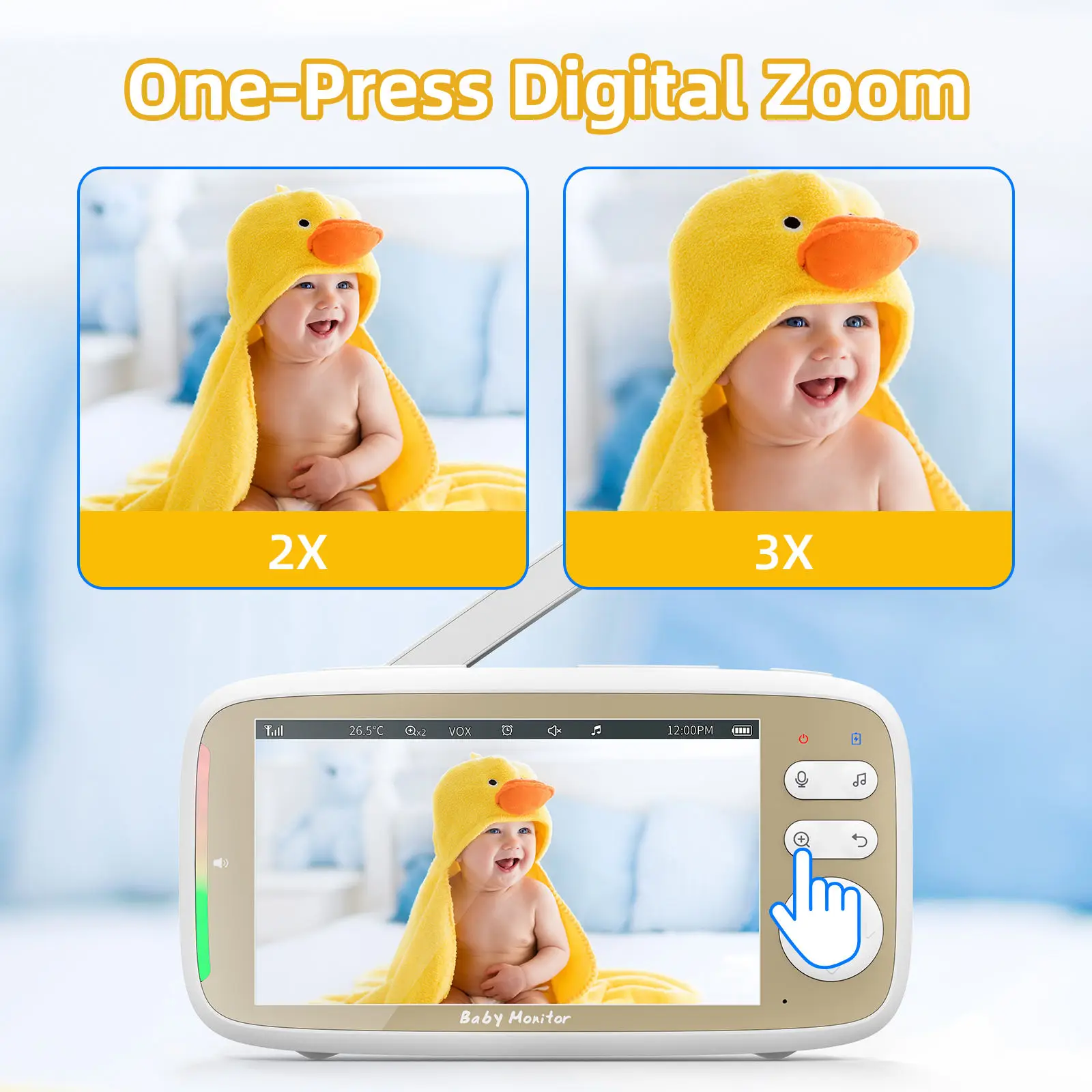 VB803 PRO Bebek Monitörü, 2 ad - Baby Monitor Sensor incelemesi ve fiyatı