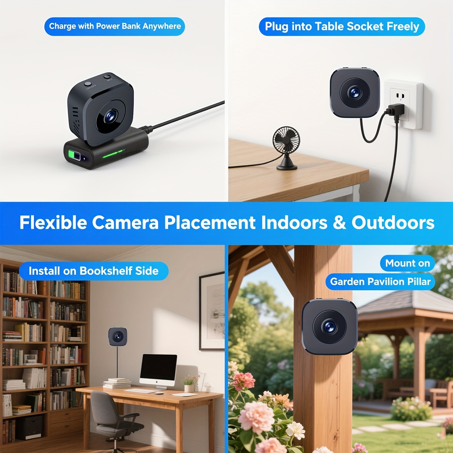 1080P HD Mini WiFi Kamera Kapa - Baby Monitor Sensor incelemesi ve fiyatı