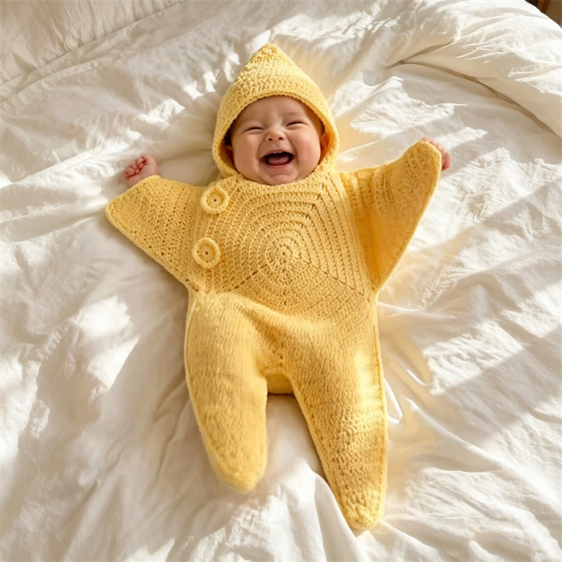 Bebek Örgü Battaniyesi, Yıldız - Baby Sleep Sack incelemesi ve fiyatı