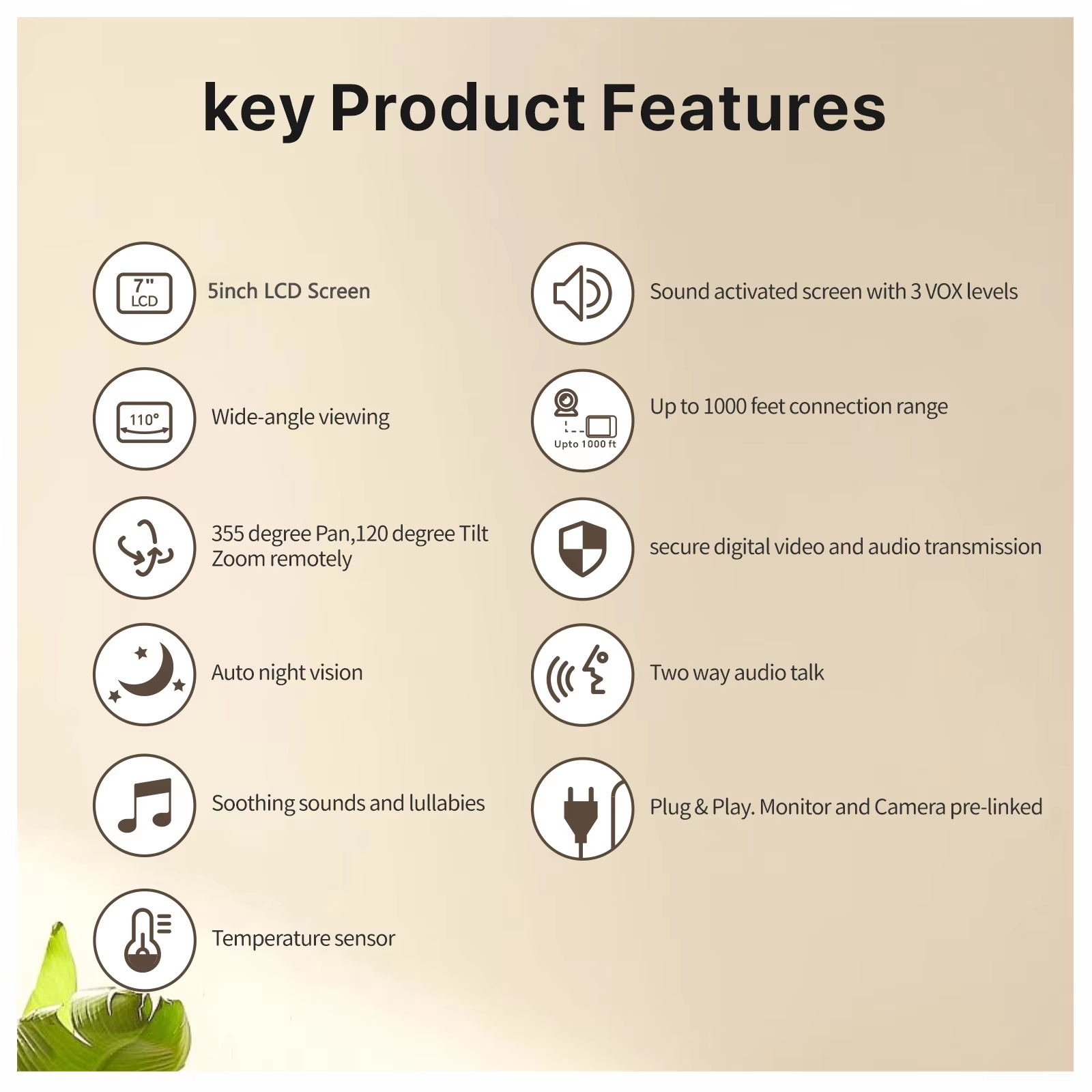 5.0 İnç Bebek Monitörü LCD Ekr - Baby Monitor Sensor incelemesi ve fiyatı